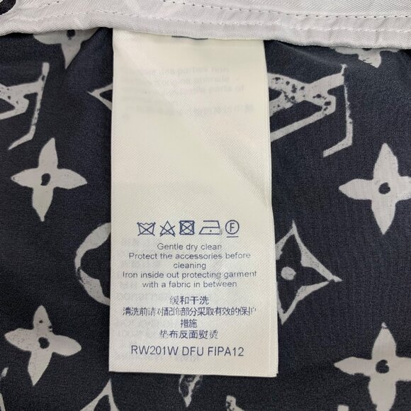 Louis Vuitton Black monogram logo printed casual shorts - Picture 6 of 8